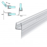 h SHAPED SHOWER SEAL FOR 8-10mm GLASS